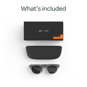 Oakley Meta - HSTN glasses - with Meta AI, Audio, Photo, Video Compatibility - to Grey Transitions Lenses - Clear