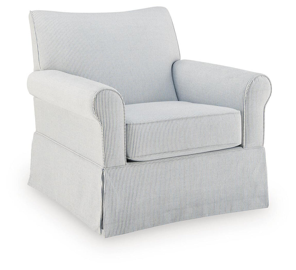 Searcy - Swivel Glider Accent Chair #beige