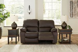 Leesworth - Reclining Loveseat #darkbrown