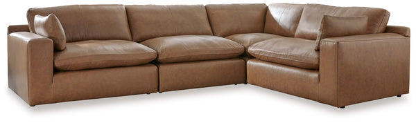 Emilia - Sectional #lightbrown #4pc.sectional