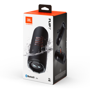 JBL - Flip 7 - Portable waterproof and drop-proof speaker - 2025 - Black