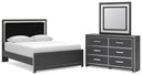 Zuraleus - Upholstered Panel Platform Bedroom Set