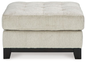 Maxon Place - Oversized Accent Ottoman #beige