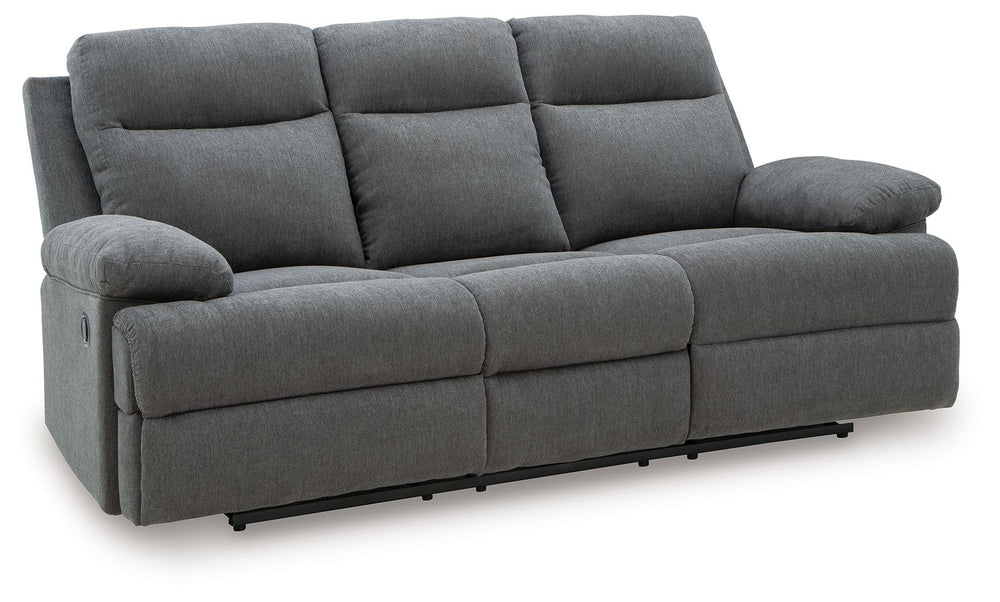 Side-Swipe - Reclining Sofa With Drop Down Table #beige