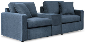Modmax - 3 Piece Sectional #blue #3pc.sectionalsofawithstorageconsole