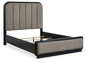Rowanbeck - Upholstered Panel Bed #queen