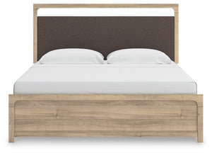 Kinlanni - Upholstered Panel Bed #king