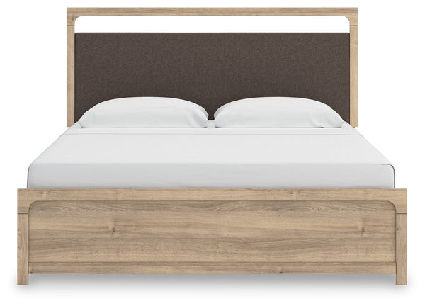 Kinlanni - Upholstered Panel Bed #king