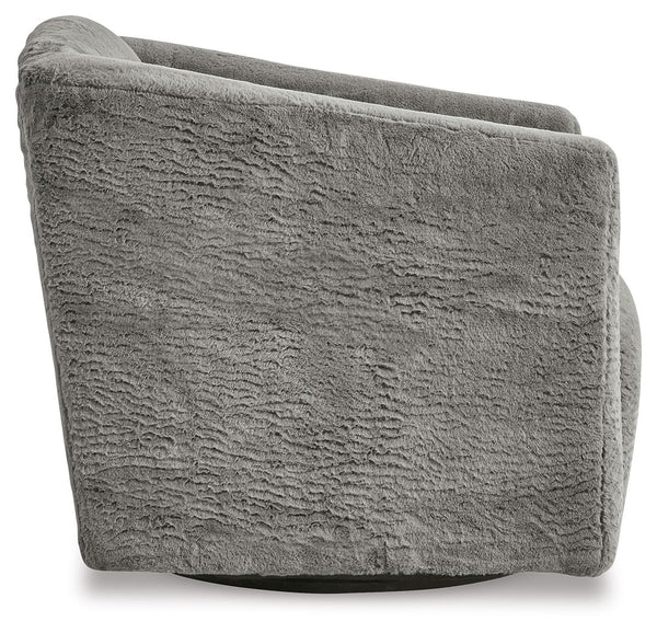 Bramner - Sillón giratorio decorativo - Carbón