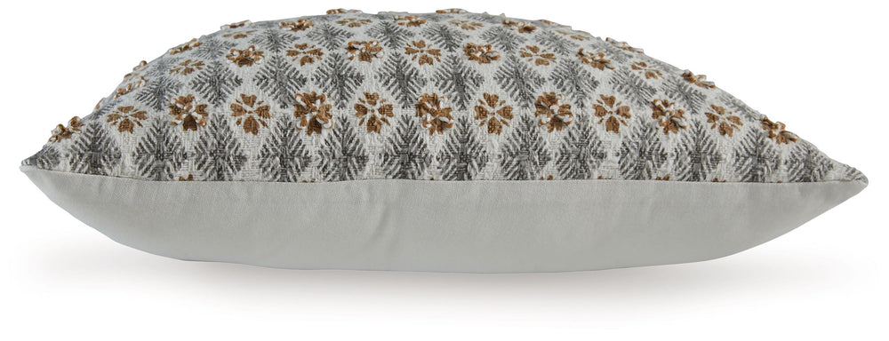 Dainwick - Pillow (Set of 4) - White / Gray / Brown