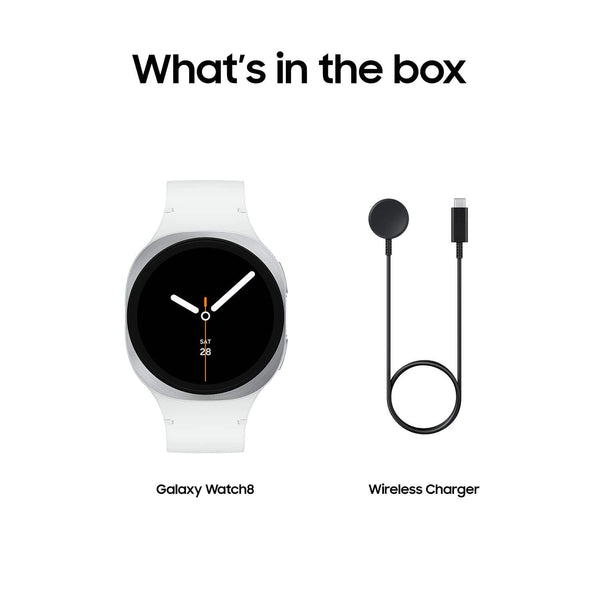 Samsung - Smartwatch Galaxy Watch8 de aluminio de 40 mm con Bluetooth - Plata - (2025)