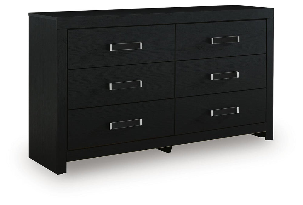 Maeling - Six Drawer Dresser #black #dressers