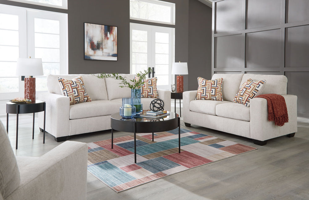 Aviemore - Living Room Set #blue #2pc.sofa,loveseat