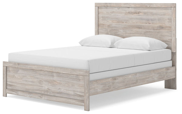 Broachmyn - Panel Bed #lightgray #queen