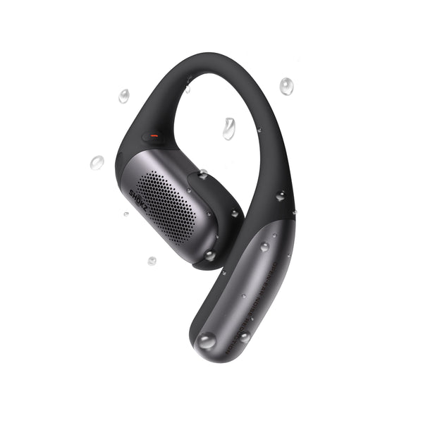 Shokz - OpenFit Pro Open-Ear True Wireless Bluetooth Active Noise Reduction Earbuds - Black