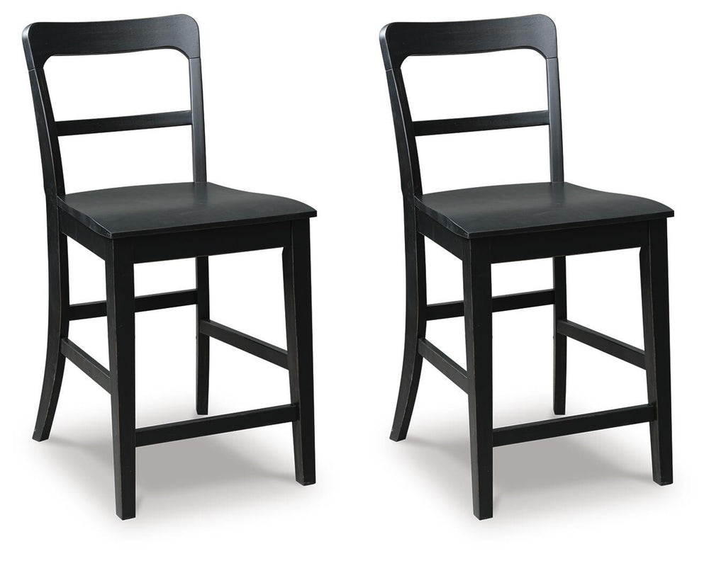Greddinton - Barstool (Set of 2) #black