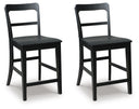 Greddinton - Barstool (Set of 2) #black