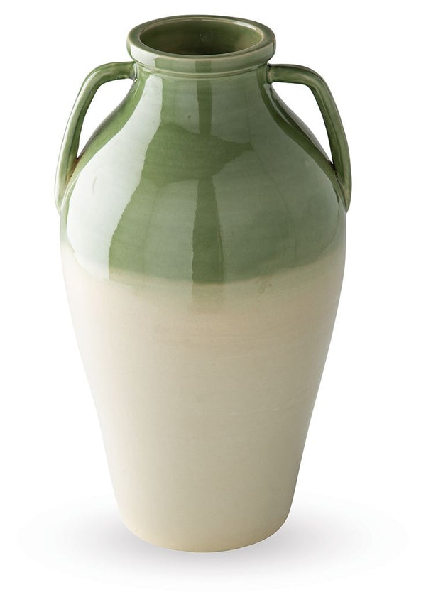 Andorbury - Florero - Verde / Beige