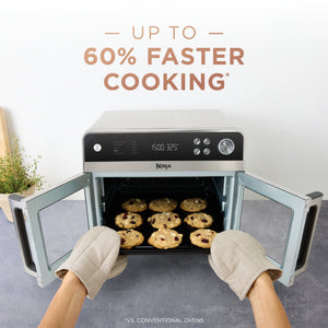 Ninja - French Door Premier Air Fryer, Convection Oven, Toaster - Stainless Steel