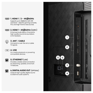 Hisense - 50" Class M7 MiniLED Series Hi-QLED 4K UHD Smart Roku TV (2026)