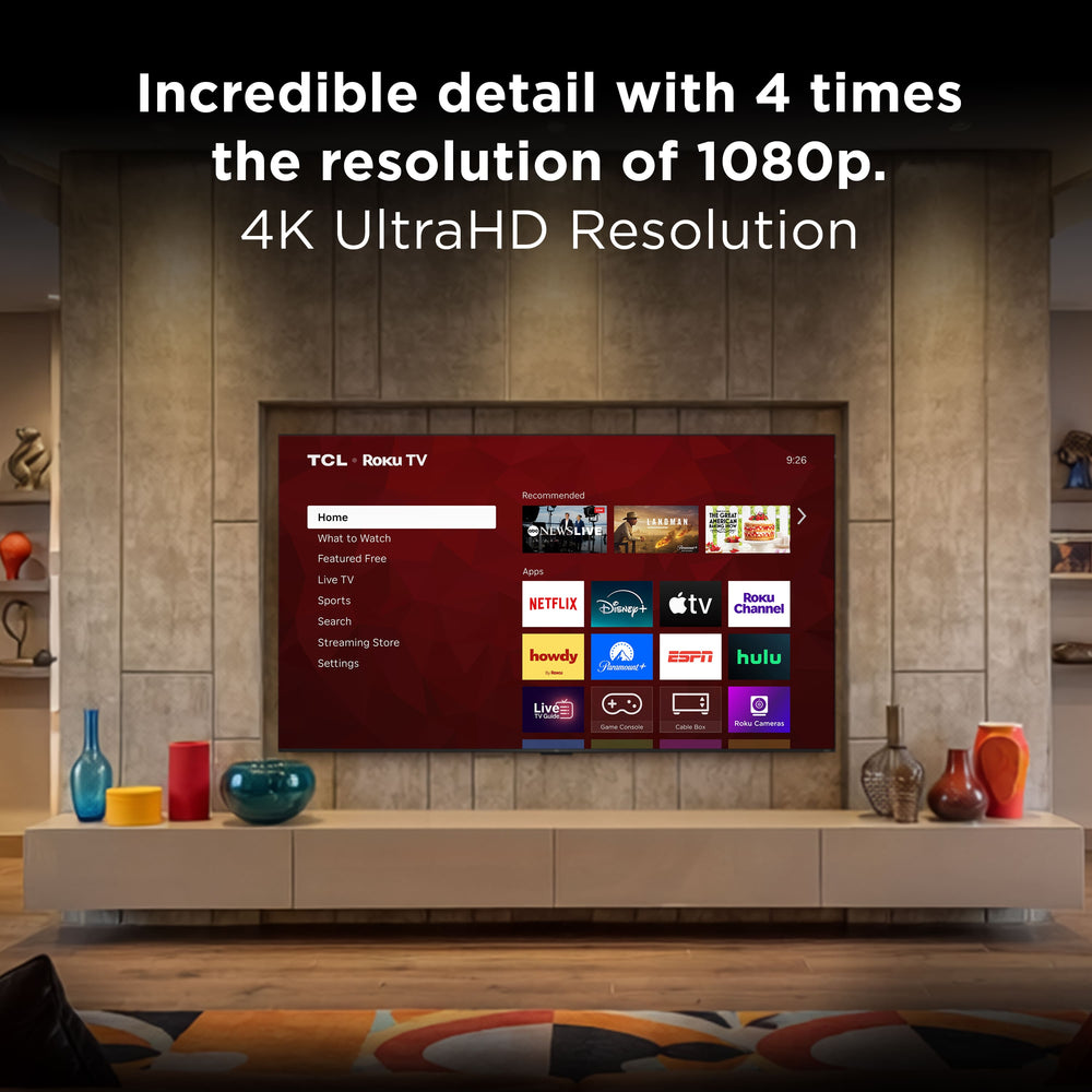TCL - 50" Class Q6LR Series 4K UHD HDR QLED Smart TV with Roku TV (2026)