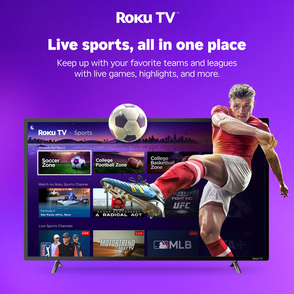 Hisense - 50" Class QD6 Hi-QLED Series 4K UHD Smart Roku TV (2026)