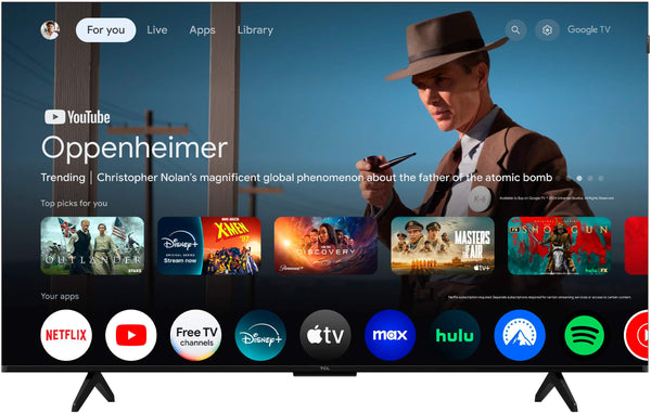 TCL - 50" Class QM5K Series 4K UHD HDR QD-Mini LED Smart TV with Google TV (2025)