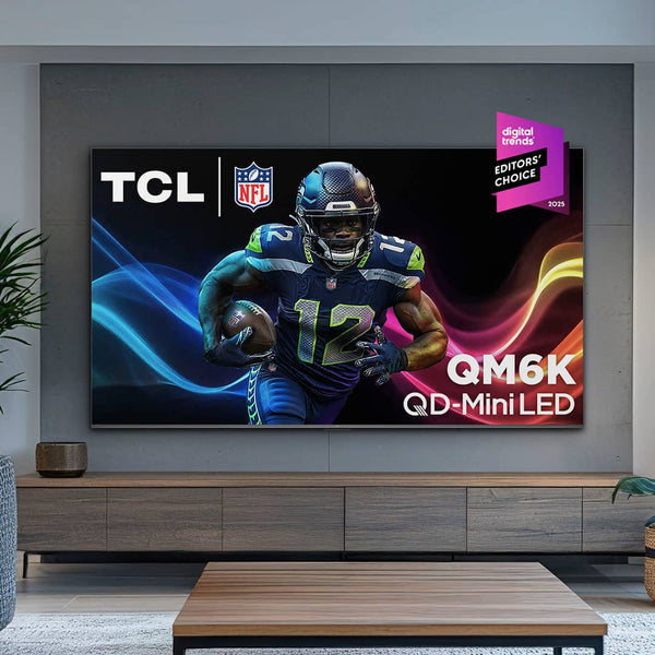 TCL - 50" Class QM6K Series 4K UHD HDR QD Mini LED Smart TV with Google TV (2025)