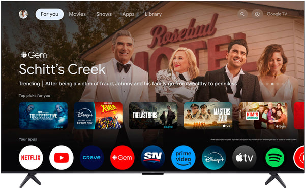 TCL - 50" Class QM6K Series 4K UHD HDR QD Mini LED Smart TV with Google TV (2025)