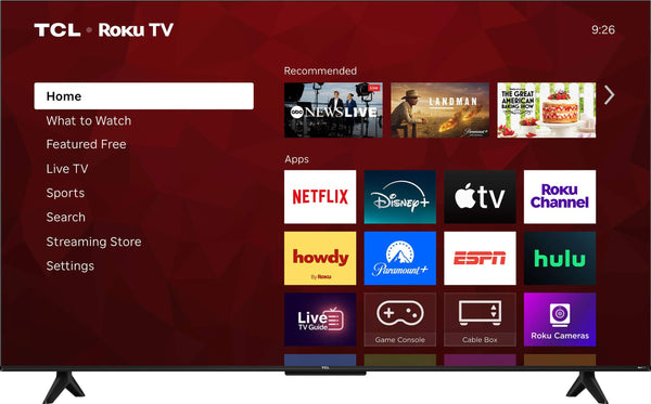 TCL - 50" Class S55LR Series 4K UHD HDR LED Smart TV with Roku TV (2026)