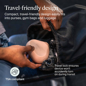 Therabody - Theragun Mini (3rd Generation) - Ultra-Portable Massage For Recovery Anytime, Anywhere - Desert Rose