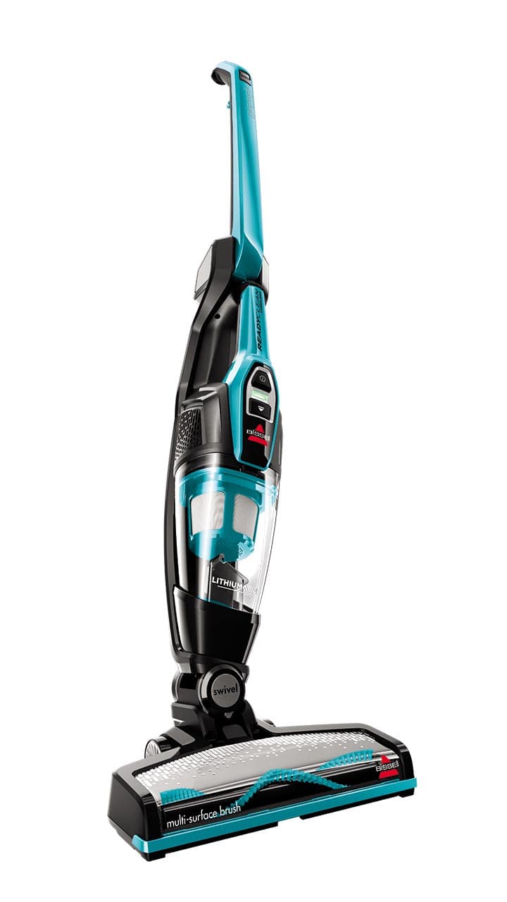 BISSELL - ReadyClean Cordless 10.8V Upright Stick Vacuum - Electric Blue