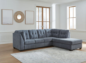 Marleton - Sectional #blue #2pc.rightarmfacingcornerchaisesectional