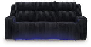 Forest Lake - Power Reclining Sofa With Adj Headrest #black