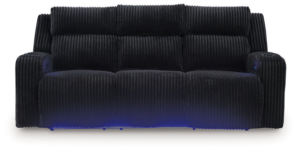 Forest Lake - Power Reclining Sofa With Adj Headrest #black