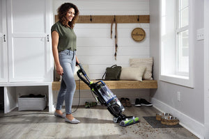 BISSELL - Pet Hair Eraser Turbo Rewind Upright Vacuum - Cobalt Blue and Electric Green