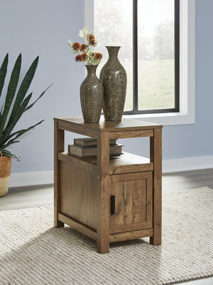Fendenmore - Chair Side End Table #lightbrown