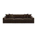 Maxton Heights - 3 Piece Sectional #darkbrown