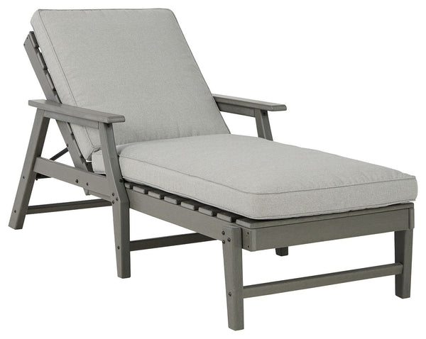Visola - Sillón de descanso con cojín - Gris