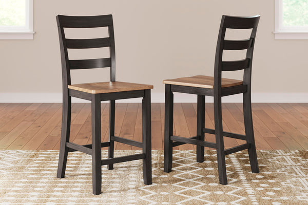 Gesthaven - Barstool (Set of 2) #darkbrown