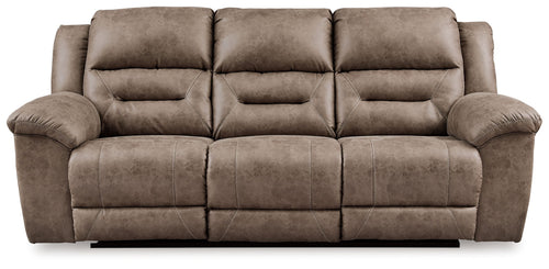 Stoneland - Power Reclining Sofa #lightbrown