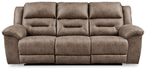 Stoneland - Reclining Sofa #lightbrown