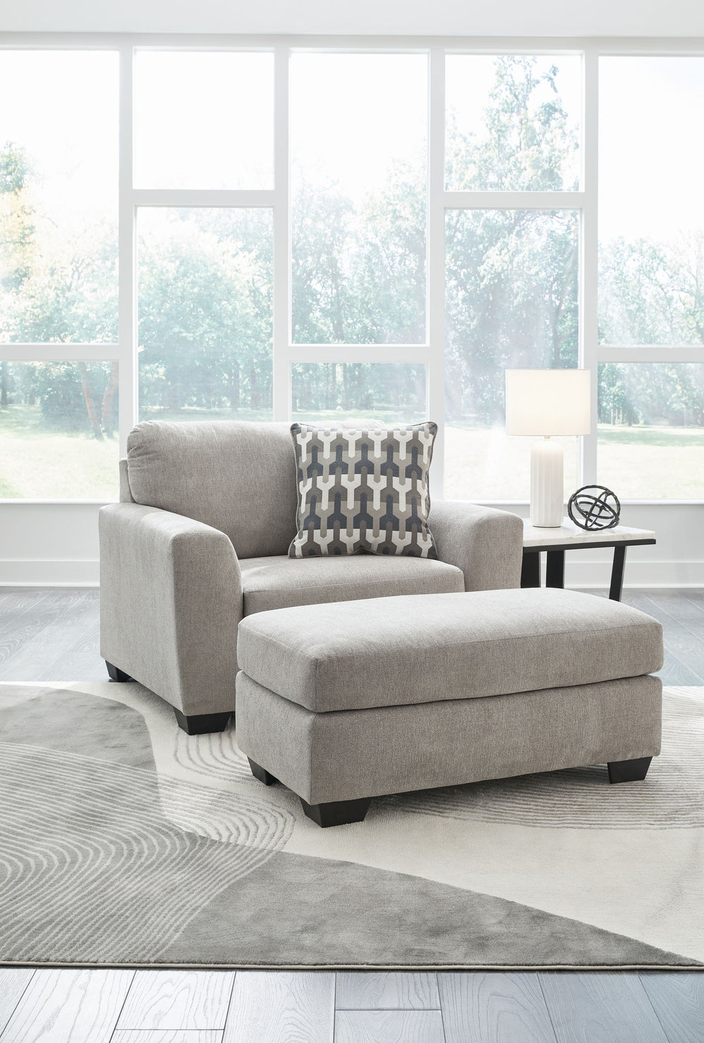 Avenal Park - Living Room Set #2pc.chairandahalf,ottoman