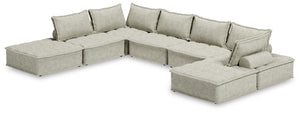 Bales - 7 Piece Sectional #lightbrown