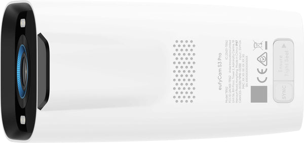 eufy - eufyCam S3 Pro, Outdoor Wireless 4K Solar Powered Add-On Security Camera (Base Not Included) - White