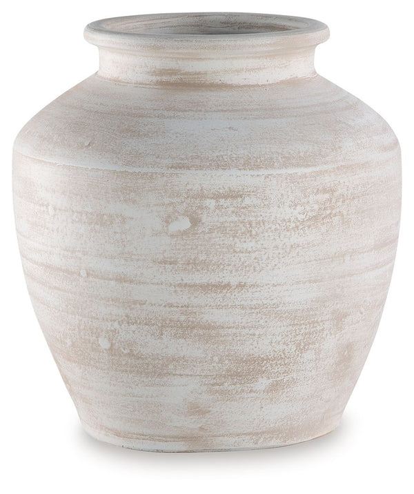 Meadie - 12" Vase #white