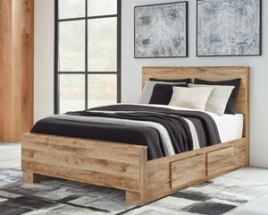 Hyanna - Storage Bed #queen #2sidedrawers