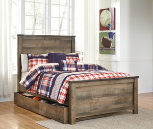 Trinell - Panel Bed #full #1drawer
