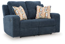 Danum - Reclining Loveseat #blue