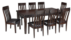 Haddigan - Dining Table With Side Chairs #9pc.table,8chairs